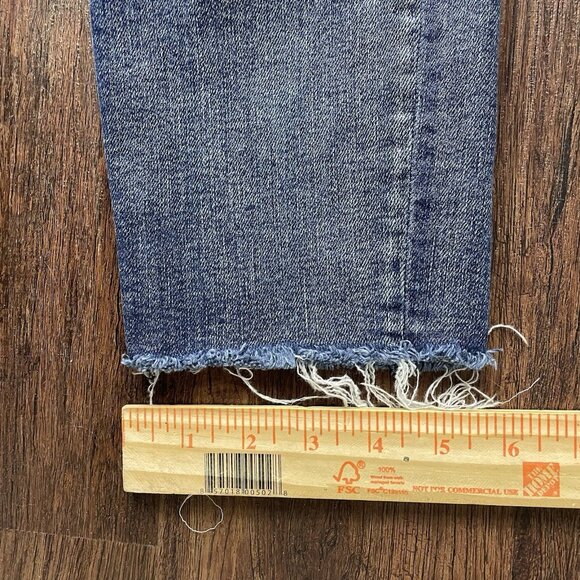 Judy Blue Jeans Women's 9 / 29 Relaxed Fit Cut-off Dark Wash Stretch JB88191 - Picture 10 of 11